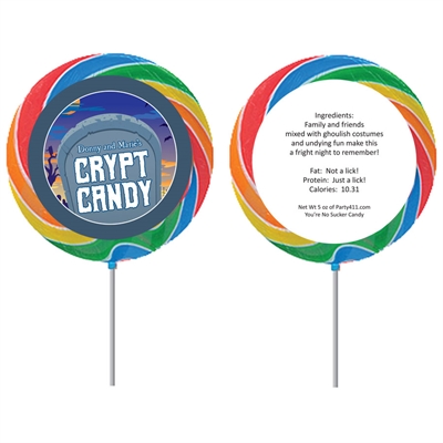 Halloween Graveyard Theme Lollipop