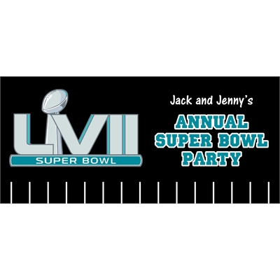 2023 Super Bowl 57 Theme Banner