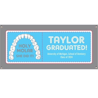 Graduation Dental School Theme Banner