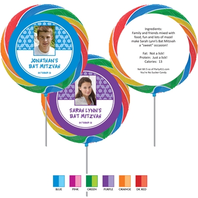 Mitzvah Stars Lollipop