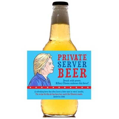 Election 2016 Party Beer Bottle Label