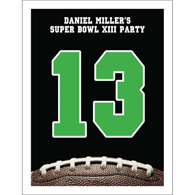 Football Party Table Number