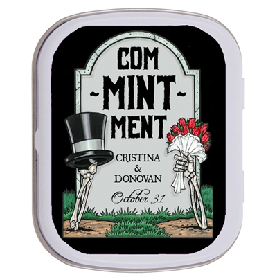 Halloween Tombstone Wedding Mint Tin