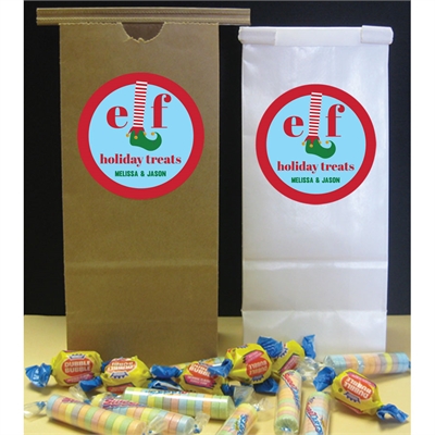 Elfed Up Christmas Party Favor Bag