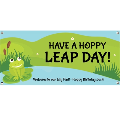Leap Day Party Theme Banner