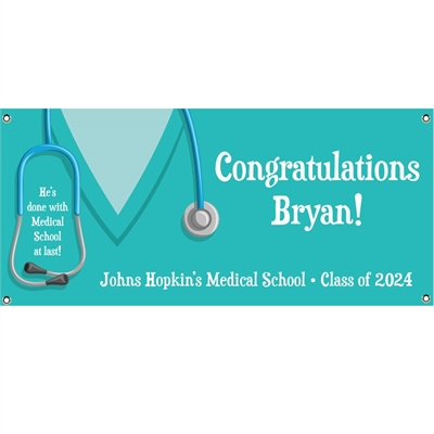 Graduation Scrubs Theme Banner