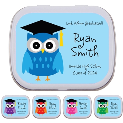 Graduation Owl Mint Tin