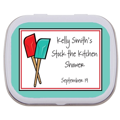 Bridal Shower Kitchen Theme Mint Tin