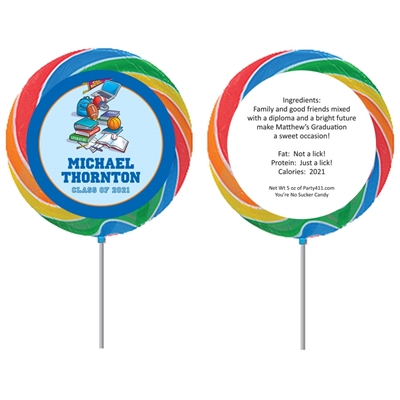 Graduation Sports Theme Lollipop