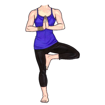 Yoga Female Life-Sized Cutout