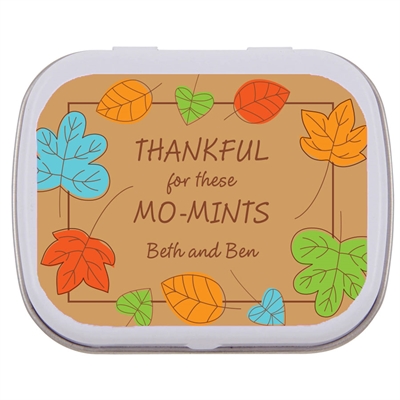 Falling Leaves Theme Mint Tin