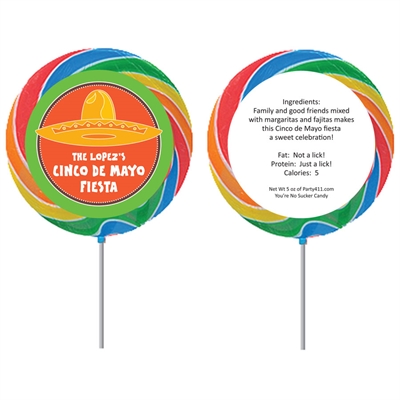 A Mexican Fiesta Theme Lollipop