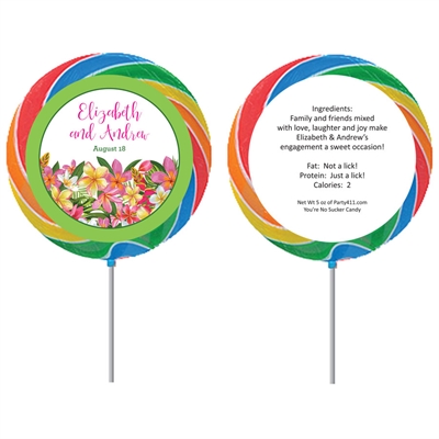 Tropical Flower Lollipop