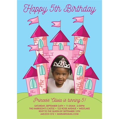 Birthday Castle Invitation