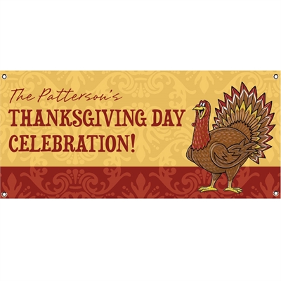 Thanksgiving Turkey Theme Banner