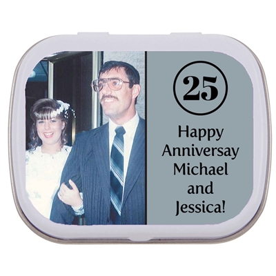 25th Anniversary Party Mint Tin