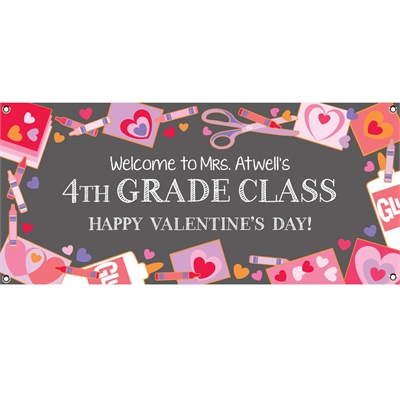 Valentine's Day Kids Banner