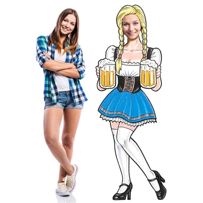Oktoberfest Beer Girl Cutout