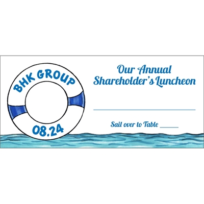 Cruise Theme Seating Card