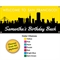 Pick Your Skyline Birthday Banner