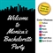 Pick Your Skyline Bachelorette Party Welcome Sign