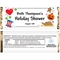 Bridal Shower Holiday Theme Candy Bar Wrapper