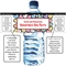 Valentine's Day Candy Hearts Water Bottle Label