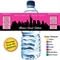 Pick Your Skyline Theme Water Bottle Label