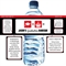 Graduation Icons Water Bottle Label