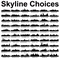 Pick Your Skyline Bridal Candy Bar Wrapper
