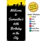 Pick Your Skyline Birthday Party Vertical Banner