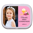 First Communion Mint Tin in Pink
