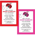 Ladybugs Party Invitation