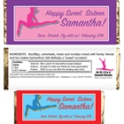 Colorful Gymnastics Theme Candy Bar Wrapper