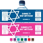 Simple Star of David Water Bottle Label