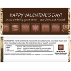Valentine's Day Chocolates Theme Candy Bar Wrapper