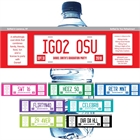 Graduation License Plate Water Bottle Label