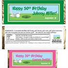 Birthday Golf Theme Candy Bar Wrapper