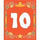 A Mexican Fiesta Theme Table Number