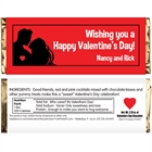 Valentine's Day Couple Theme Candy Bar Wrapper