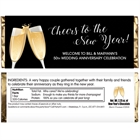Champagne Toast Theme Candy Bar Wrapper