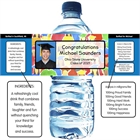 Graduation Crowd Theme Water Bottle Label