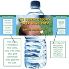 Football Bash Water Bottle Label