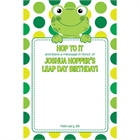 Leap Day Frog Theme Sign in Board
