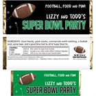 Football Party Theme Candy Bar Wrapper