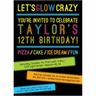 Glow Party Invitation