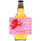 Cupid Anti-Valentine's Day Beer Bottle Label