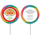 Taco Party Fiesta Theme Lollipops