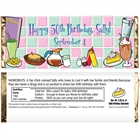50s Diner Theme Candy Bar Wrapper