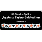 A Casino Party Theme Banner